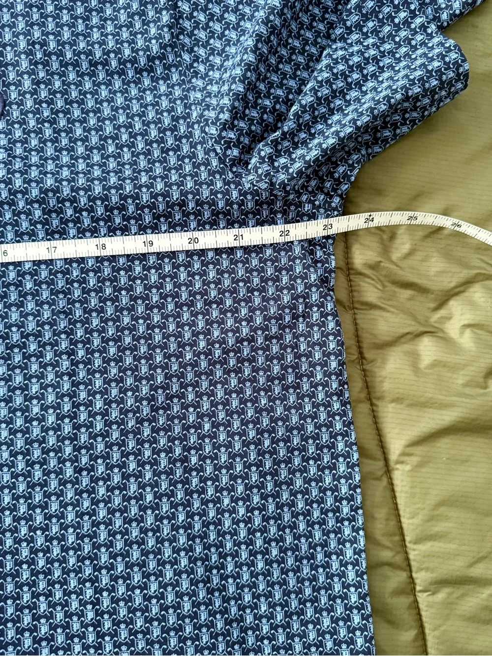 Polo Ralph Lauren ⛳️ Navy & Light Blue all over Golf Crest Pattern